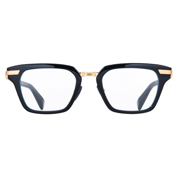Balmain - Black and Gold-Tone Titanium Legion-I Eyeglasses - Balmain Eyewear