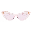 Balmain - Balmain x Barbie - Occhiali da Sole Jolie in Acetato Rosa - Balmain Eyewear