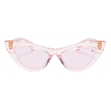 Balmain - Balmain x Barbie - Occhiali da Sole Jolie in Acetato Rosa - Balmain Eyewear