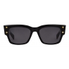 Balmain - Black and Gold-Tone Square Acetate B-IV Sunglasses - Balmain Eyewear