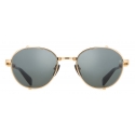 Balmain - Occhiali da Sole Brigade-I in Titanio Dorato e Nero - Balmain Eyewear