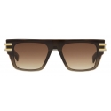 Balmain - Brown and Black Nylon Plastic Soldat Sunglasses - Balmain Eyewear