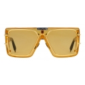 Balmain - Gold-Tone Metal Shield-Shaped Wonder Boy Sunglasses - Balmain Eyewear