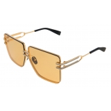 Balmain - Gold-Tone Titanium Police-Style Sunglasses - Balmain Eyewear