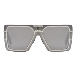 Balmain - Silver-Tone Titanium Shield-Shaped Wonder Boy Sunglasses - Balmain Eyewear