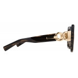 Balmain - Tortoiseshell Effect Acetate La Royale Sunglasses - Balmain Eyewear