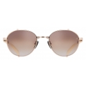 Balmain - White and Gold-Tone Titanium Brigade-I Sunglasses - Balmain Eyewear