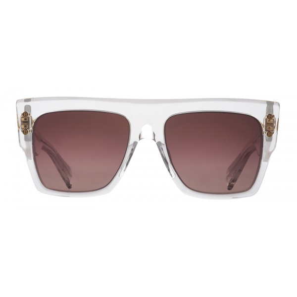 Balmain - White Crystal and Gold-Tone Acetate B-I Sunglasses - Balmain Eyewear
