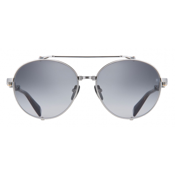 Balmain - Tortoiseshell Titanium Brigade-II Sunglasses - Balmain Eyewear