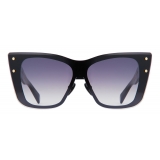 Balmain - Black Titanium Armour Sunglasses - Balmain Eyewear