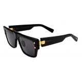 Balmain - Oversized Black Acetate Square BIII Sunglasses - Balmain Eyewear
