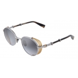 Balmain - Occhiali da Sole Brigade-I in Titanio Tartarugato - Balmain Eyewear