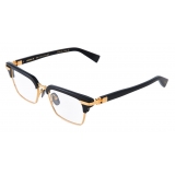 Balmain - Black and Gold-Tone Titanium Legion-II Eyeglasses - Balmain Eyewear