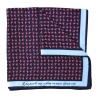 Fefè Napoli - Pochette Seta Dandy Autunno Blu - Pochette - Handmade in Italy - Luxury Exclusive Collection