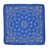Fefè Napoli - Pochette Seta Dandy Bandana Blu - Pochette - Handmade in Italy - Luxury Exclusive Collection