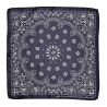 Fefè Napoli - Black Bandan Silk Dandy Pocket Square - Pocket-Square - Handmade in Italy - Luxury Exclusive Collection