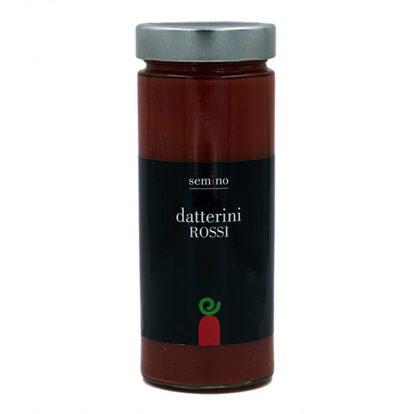 Semino il Pomodoro - Pomodori Datterini Rossi - Vetro - Conserve - 580 gr