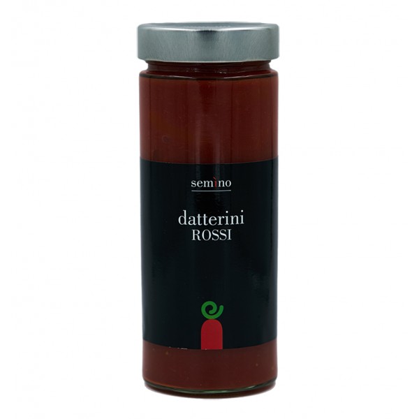 Semino il Pomodoro - Red Datterino Tomatoes - Glass - Preserved Foods - 580 gr