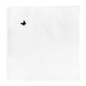 Fefè Napoli - White Cotton Gentleman Pocket Square - Pocket-Square - Handmade in Italy - Luxury Exclusive Collection