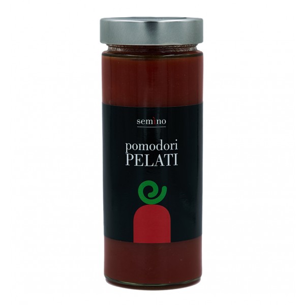 Semino il Pomodoro - Pomodori Pelati Rossi - San Marzano - Vetro - Conserve - 580 gr