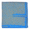 Fefè Napoli - Pochette Seta Dandy Limoni Blu Royal - Pochette - Handmade in Italy - Luxury Exclusive Collection