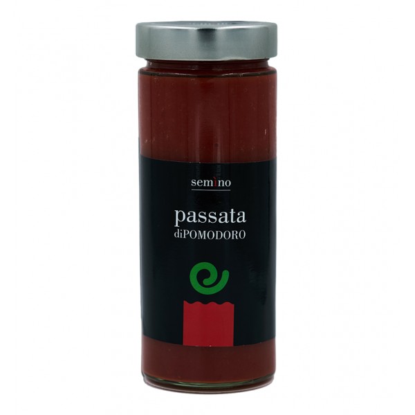 Semino il Pomodoro - Passata di Pomodori Rossi - San Marzano - Vetro - Conserve - 580 gr