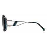 Cazal - Vintage 8505 - Legendary - Nero Crimson Grigio - Occhiali da Sole - Cazal Eyewear