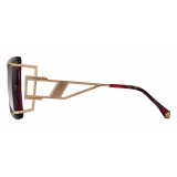 Cazal - Vintage 8506 - Legendary - Nero Crimson Grigio - Occhiali da Sole - Cazal Eyewear