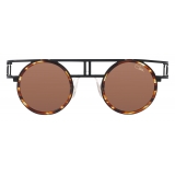 Cazal - Vintage 668/3 - Legendary - Nero Havana Marrone - Occhiali da Sole - Cazal Eyewear