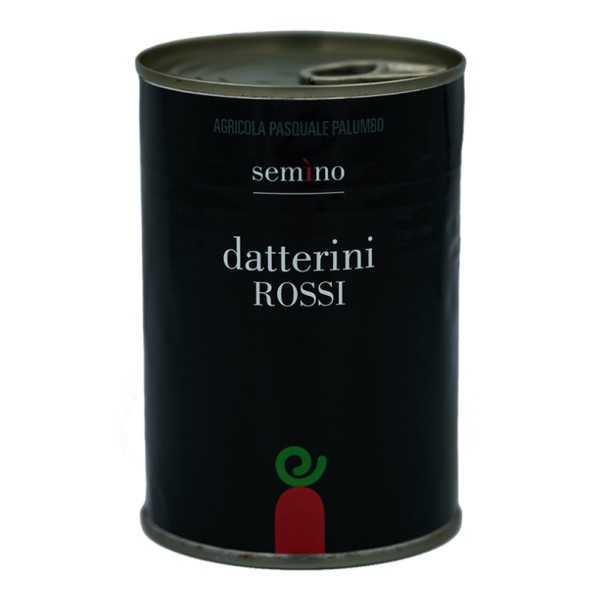 Semino il Pomodoro - Pomodori Datterini Rossi - Latta - Conserve - 400 gr