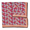 Fefè Napoli - Orange Matisse Silk Vernissage Pocket Square - Pocket-Square - Handmade in Italy - Luxury Exclusive Collection