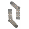 Fefè Napoli - Grey Sheep Short Dandy Men's Socks - Socks - Handmade in Italy - Luxury Exclusive Collection