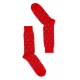 Fefè Napoli - Red Teddy Short Dandy Men's Socks - Socks - Handmade in Italy - Luxury Exclusive Collection