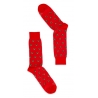 Fefè Napoli - Red Teddy Short Dandy Men's Socks - Socks - Handmade in Italy - Luxury Exclusive Collection