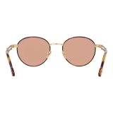 Fred - Force 10 Sunglasses - Light Red and Gold-Tone Round - Luxury - Fred Eyewear