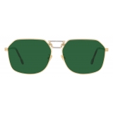 Fred - Occhiali da Sole Force 10 - Aviatore Verde - Luxury - Fred Eyewear
