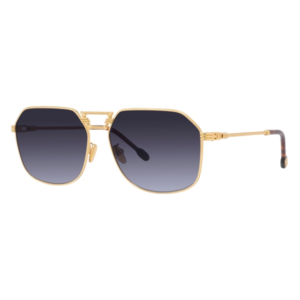 Fred - Force 10 Sunglasses - Blue Aviator - Luxury - Fred Eyewear ...