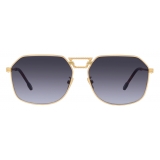 Fred - Force 10 Sunglasses - Blue Aviator - Luxury - Fred Eyewear
