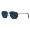 Fred - Force 10 Sunglasses - Blue Aviator - Luxury - Fred Eyewear