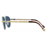 Fred - Force 10 Sunglasses - Blue Aviator - Luxury - Fred Eyewear