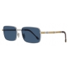 Fred - Occhiali da Sole Force 10 - Rettangolari Blu - Luxury - Fred Eyewear