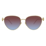 Fred - Pretty Heart Sunglasses - Pink Round - Luxury - Fred Eyewear
