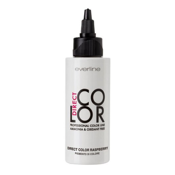 Everline - Hair Solution - Direct Color - Color Pigment - Raspberry - Professional Treatments