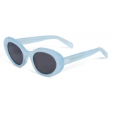 Céline - Occhiali da Sole Cat-Eye S193 in Acetato - Milky Azure - Occhiali da Sole - Céline Eyewear