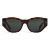 Céline - Graphic S219 Sunglasses in Acetate - Red Havana - Sunglasses - Céline Eyewear