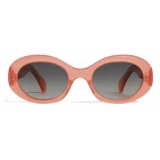 Céline - Triomphe 01 Sunglasses in Acetate - Milky Orange - Sunglasses - Céline Eyewear