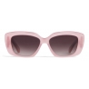 Céline - Triomphe 04 Sunglasses in Acetate - Milky Rose - Sunglasses - Céline Eyewear