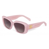 Céline - Triomphe 04 Sunglasses in Acetate - Milky Rose - Sunglasses - Céline Eyewear