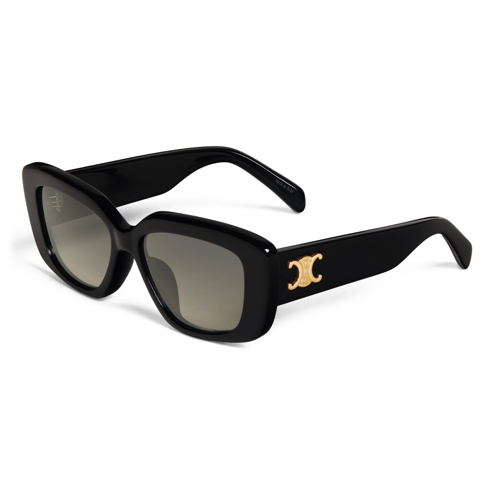 Céline Triomphe 04 Sunglasses in Acetate Black Sunglasses