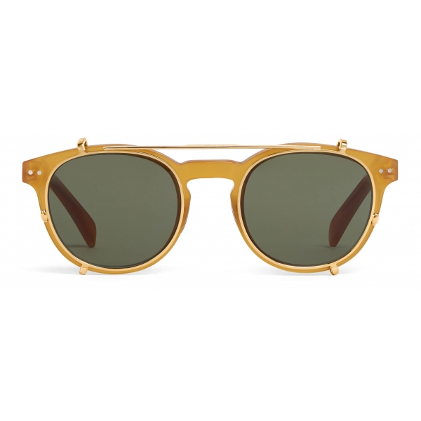 Céline - Black Frame 38 Sunglasses in Acetate - Milky Honey - Sunglasses - Céline Eyewear